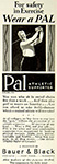 Vintage Bauer and Black Supporter Advertising from 1928