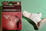 Bauer & Black Suspensory and Packaging - front