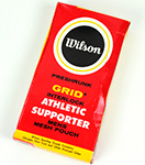 Vintage Wilson Grid Athletic Supporter Packaging- circa 1950s