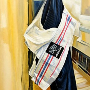 Jock Hanging in Locker Room Shower - Art