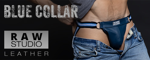 Raw Studio Blue Collar Leather Jocks